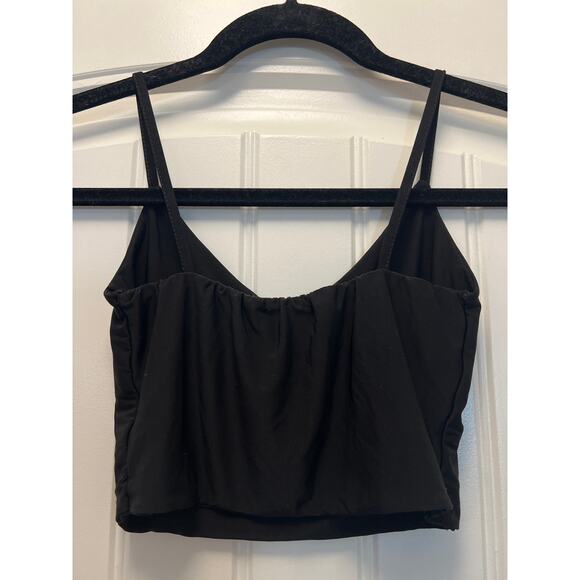Pretty Little Thing Women’s Strappy Sleeveless Camisole Cropped Top Size 8 Black - Picture 4 of 6